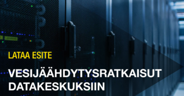 Vesijäähdytysratkaisut datakeskuksiin